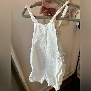 Petit bateau linen 12 months uni / bodysuit